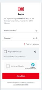 Screenshot des Bahn-Captchas