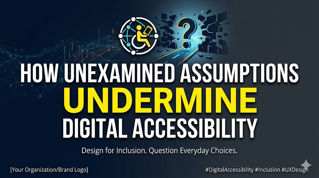 Text Wie Barrierefreiheit an Vorannahmen scheitern kann