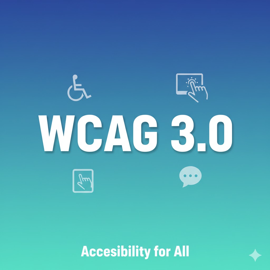 WCAG 3 als Schriftzug